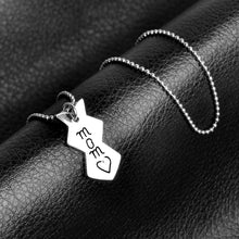 3 pcs/ Set mother daughter necklaces pendant big sis mom lil sis Splicing n
