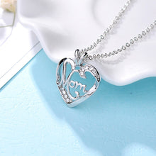 Fashion Heart Shape Letter Mom Pendant Necklaces High Quality Moms Birthda