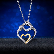 Mom Mother's Gift Fine 925 Sterling Silver Heart Love Mom Holds Child Penda