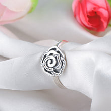 LZESHINE Mother'day Gift 925 Sterling Silver Rings Flower Shape with AAA Cu