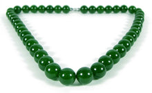 Hetian 8 mm Green beads Wafer Necklace Cool Necklace Accessories Beads Neck