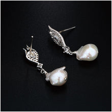 Hongye Mother's day gift! Natural Freshwater Irregular Pearl 925 Sterling S