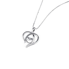 YFN 925 Sterling Silver Mother's Day Gifts Open Heart Mom Hold Baby's Hand