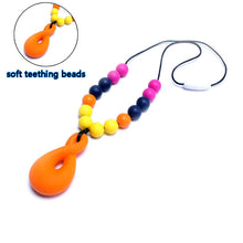 Free shipping Silicone teething necklace Cute pendant necklace Food grade j