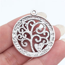 BULK 30 Zinc Alloy Metal Tree of Life Pendant Words Mom You Are The Heart o