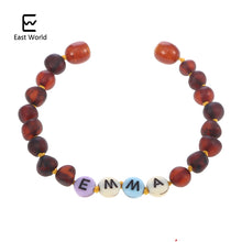 EAST WORLD Creative Design Amber Bracelet Baltic Amber Beads Customized Nam