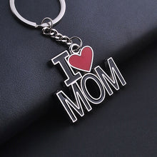 2016 Hot Sale I Love Mom Key Button LOVE MAMA Key Chain Mother's Day Gift A