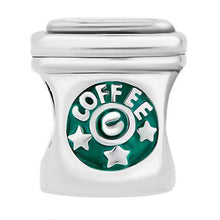 Fit Pandora charm bracelets Mom Silver Plated Stars Coffee Cup Beads Charms