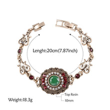 Joyme Brand Cuff Bracelets Tribal Alibaba Oval Big Alloy Gold Color Rhinest