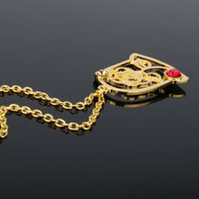 Flower Necklace Beauty and The Beast Charms Choker Rose Bella Necklace for
