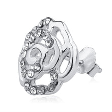 GAGAFEEL Flower Stud Pending 925 Sterling Silver  Earrings For Women Girls