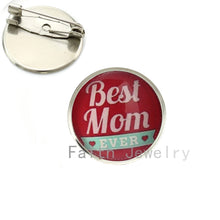 Happy Mother's Day gifts Best Mom character picture brooch pins mother jewe