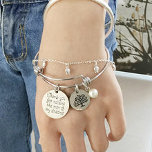 XIAOJINGLING Charm Pendant Bangle Fashion Bracelet Mom/Teachers Day Gifts J
