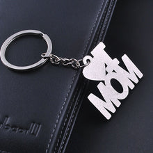 Letter  I LOVE MOM keychains fashion metal key rings lovely mother's day gi