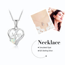 New Woman 100% 925 Sterling Silver Opal & CZ Stone with Heart Shape Bracele