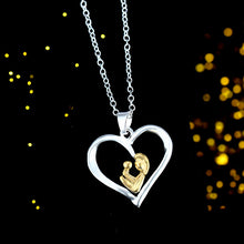 2017 Mother Day's Gifts Necklaces Cute Heart Mom And Baby Pendants & Neckla