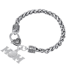 Skyrim European & American Volleyball mom rhinestone charm women bracelet-i