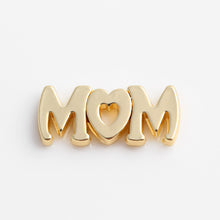 20pcs/lot Free shipping DIY Letter MOM Charms Fashion Silver Plated Charms