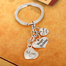 Heart Mom Birth Gifts Key Chain Ring Keyrings Keychain Mother Statement Jew