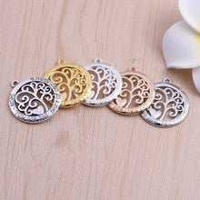 50pcs Hot Sale Gold/ Silver plated Tree of Life Mom You are the Heart of Fa