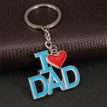 New Brand keychains mom Heart Keychain I Love Mom and I Love Dad key chain-