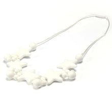 New Baby Gift Silicone Star Teething Necklace for Mom Wears Baby Chews Teet
