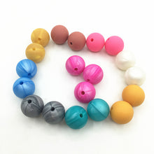 100pcs/lot Food Grade Silicone Teeth Beads DIY Necklaces Baby Bracelets Bab