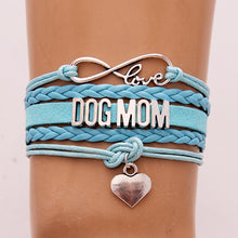 Drop Shipping Infinity Love Heart Charm Dog Mom/Cat Mom Bracelet & bangles