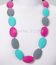 Min order $8 (Mix order) HOT!!! 3 color mix  Silicone Teething Necklace Nur