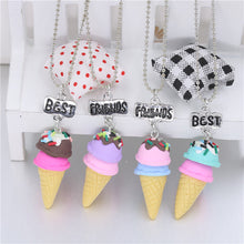 Mom And Daughter Jewelry 2Pcs/ Set Best Friends Charms BFF Ice Cream Food P