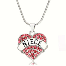 XIAOJINGLING  Silver Tone Crystal Rhinestone Mom Sister Daughter Nana Niece
