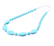 Food grade silicone beads necklace for mom to wear baby infant kids soft te