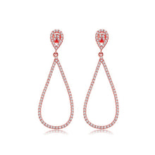 Fashion Water Drop Design Earring 2017 New Full Austria Crystal CZ Crystal