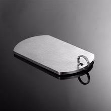 ZMZY Mom to Son Dog Tag I Love You 316L Stainless Steel Chain Pendants Cust