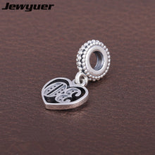 30 Years of Love dangle charms 925 sterling silver pendant charm fit beads