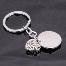 Bespmosp Family Love Between Mother Daughter Hollow Heart Pendant Keyrings