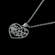 lemegeton fashion necklaces for women Love you MoM heart shape pendent link