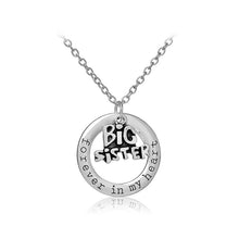 Wholesale 12pcs/lot  Forever In Heart Letter Pendant Necklace Mom Sister Ne