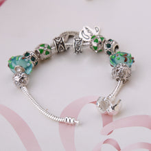 Hot European Style Mom Daughter Together Heart Love Charm Bracelets Women F