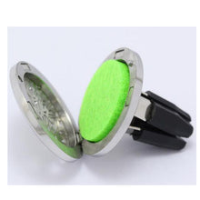 Fashion Rose 30MM Magnetic Essential Oil Diffuser Locket Car Hollow Diffuse