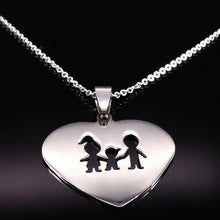 2017 Love Family Stainless Steel Necklaces Women Accessories Fashion Mom an