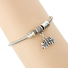 Vintage Mom Dog Wife Husband Sister Cat Mother Bracelet Couple Lover Bangle