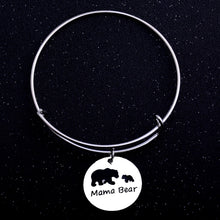 Family MAMA Bear Cute Animal Love Mother's Birthday Mommy Women Bangle Gift