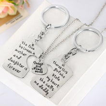 3pcs Mother Father Daughter Sister Silver Pendant necklace Family Gifts Dad