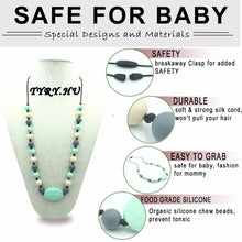 BPA FREE Silicone Teething Necklace Pendants Baby Nursing Necklace Teether