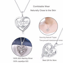 YL Heart Shaped 925 Sterling Silver Initial Necklaces Pendant Best Gift for