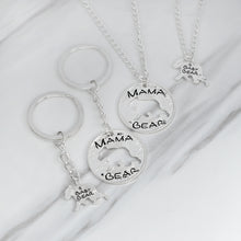 Miss Zoe Hollow MAMA BEAR BABY BEAR Mother Child Pendant Necklace Keychain