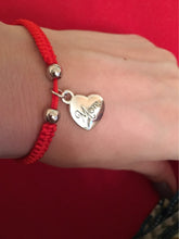 Free size red lucky jewelry silver charm grandma mom bracelet handmade jewe