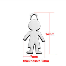 Family Baby Kids Charm Bracelets Stainless Steel Ball Beads Chains For Mom