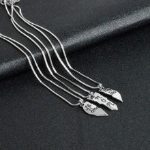Fashion Sister Mom Three Stitching Love Pendant Necklace Set Mother's Day G